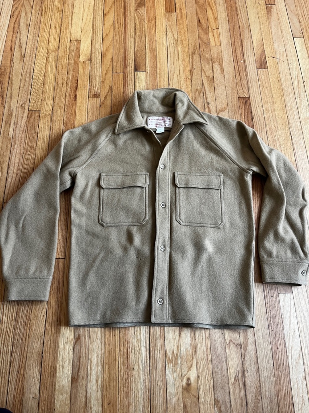 Filson Wool Field Jacket in Camel Brown